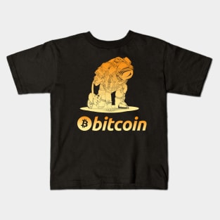 Bitcoin BTC coin Crypto coin Crytopcurrency Kids T-Shirt